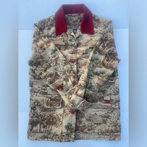 LRL Lauren Ralph Lauren vintage chore barn jacket coat women size small denim
